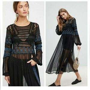 NWOT Free People Sweet Sunny Days Gauze Tunic / Dress